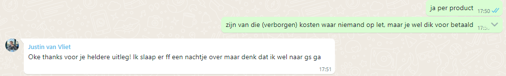 E-commerce WhatsApp Advies - Justin E-commerce WhatsApp Advies - Justin